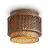 Good&Mojo Taklampa Bhutan Bambu Brun S | Passande för 1x E27 