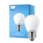 Philips Corepro LED Lustre E27 boll Matt 2.2W 250lm - 827 Extra Varm Vit | Ersättare 25W